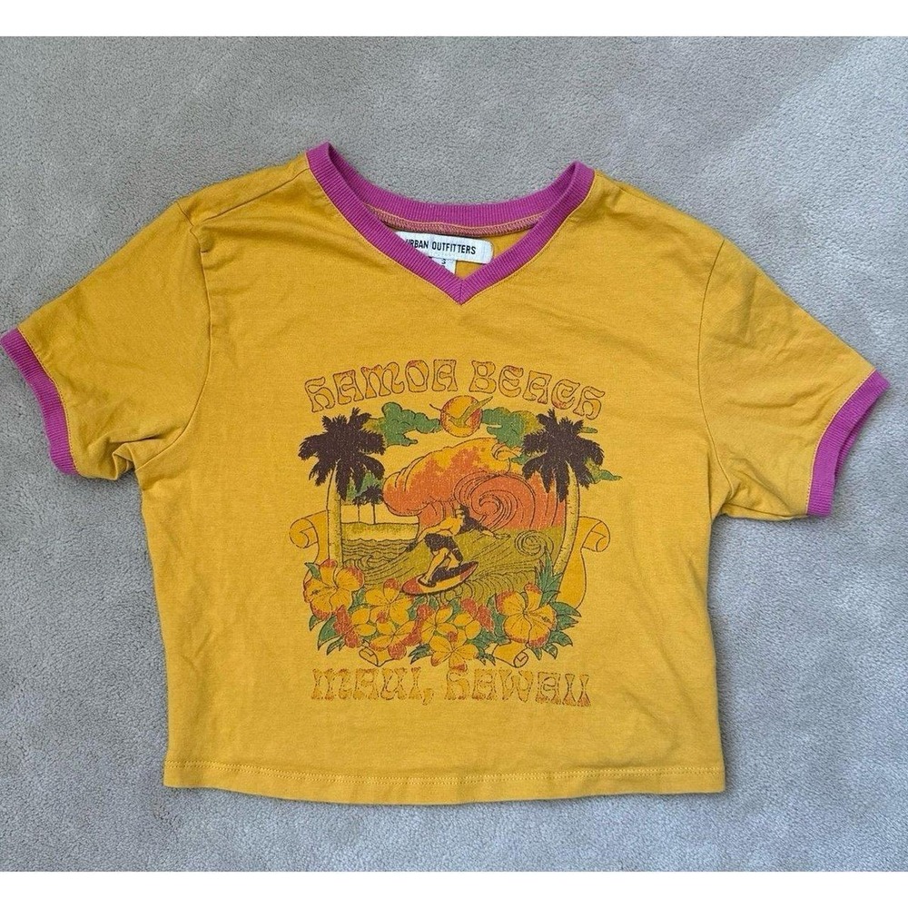 Urban Outfitters Cropped Graphic Tee